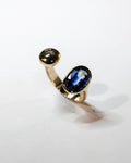 Anello in bronzo e cianite