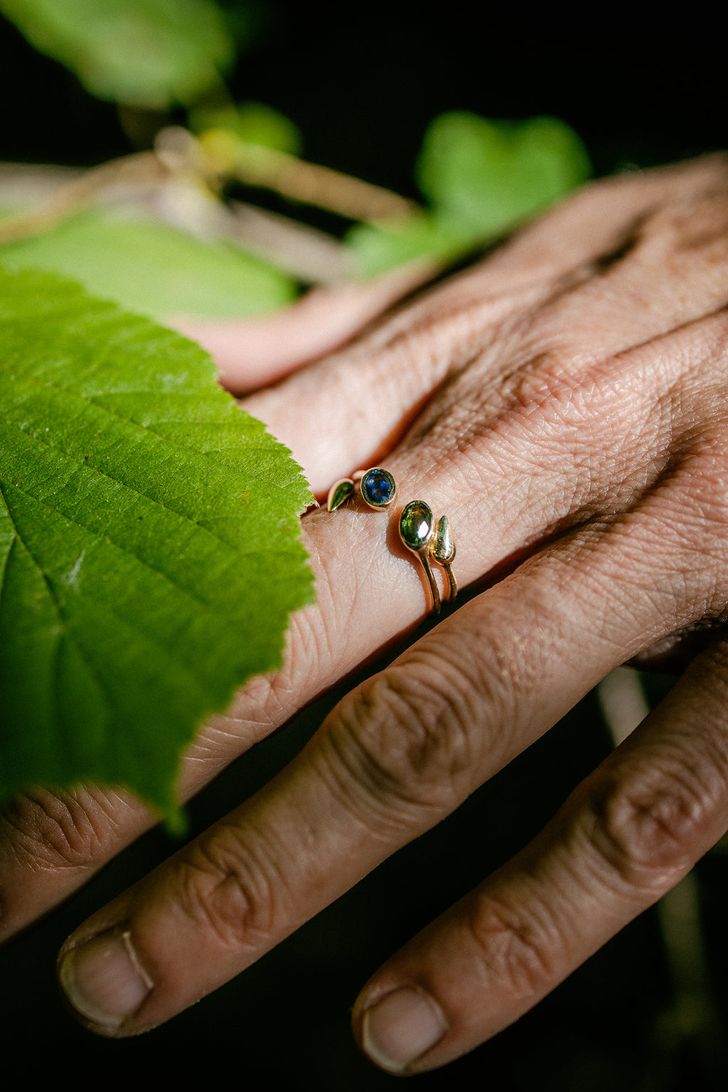 Anelli Foglia Komorebi - FORESTA