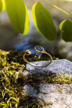 Anello foglia KOMOREBI