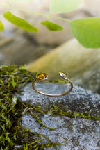 Anello foglia KOMOREBI